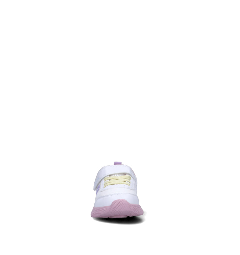 GEOX Sneaker bimba bianca/rosa