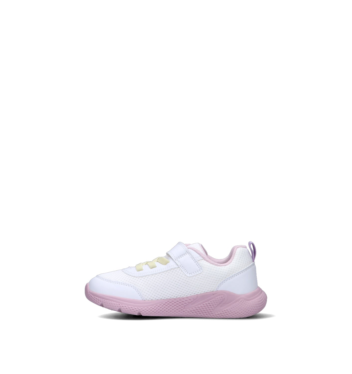 GEOX Sneaker bimba bianca/rosa