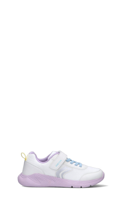 GEOX Sneaker bimba bianca/lilla