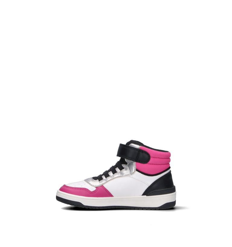 GEOX Sneaker bimba bianca/fucsia