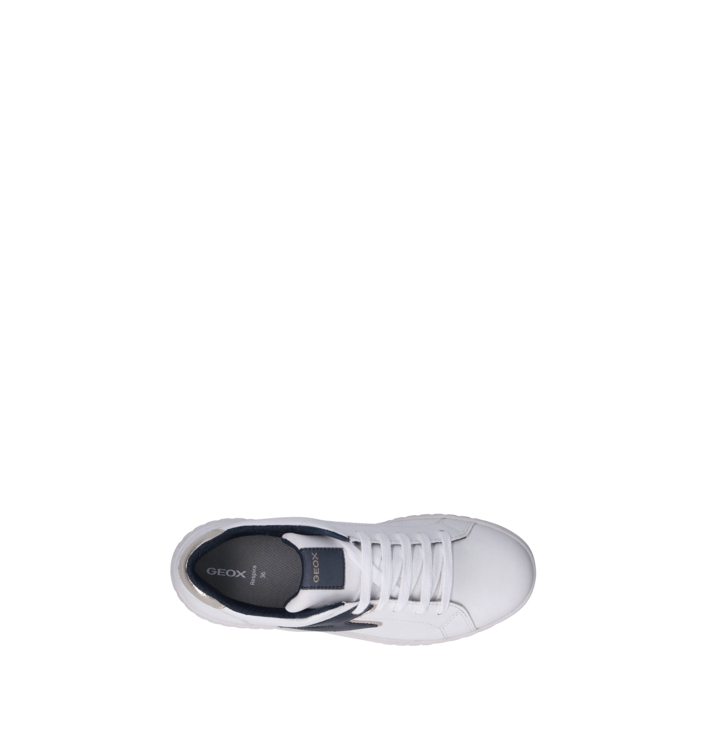 GEOX Sneaker bimbo bianca/blu