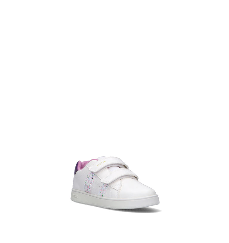 GEOX Sneaker bimba bianca/viola