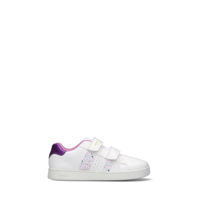GEOX Sneaker bimba bianca/viola