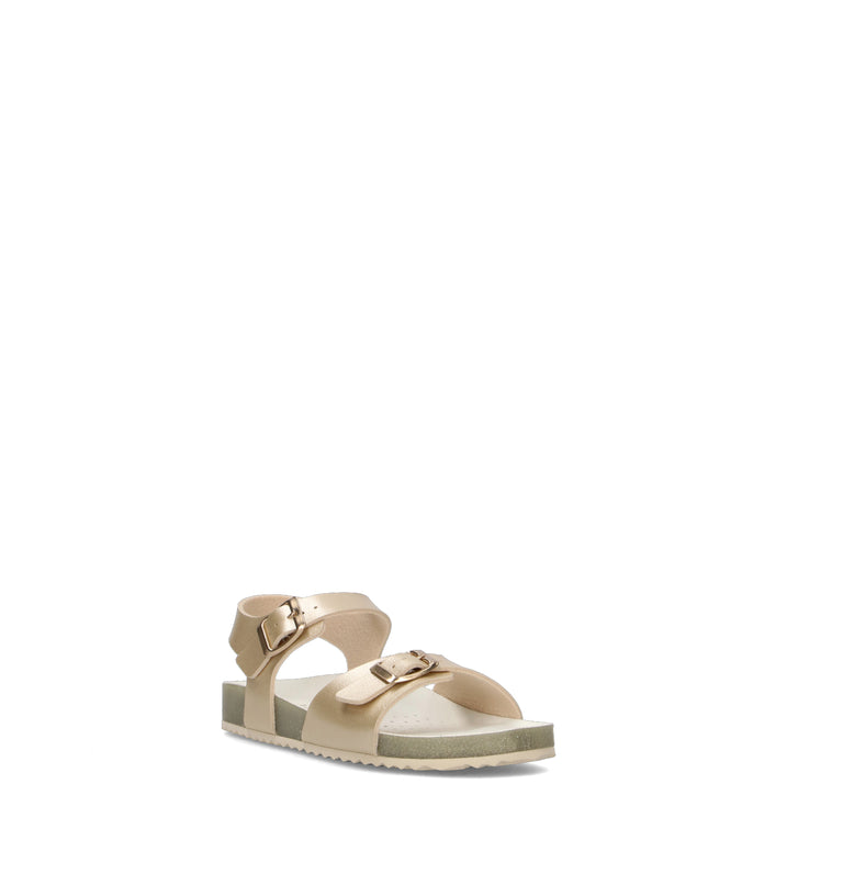 GEOX Sandalo bimba platino