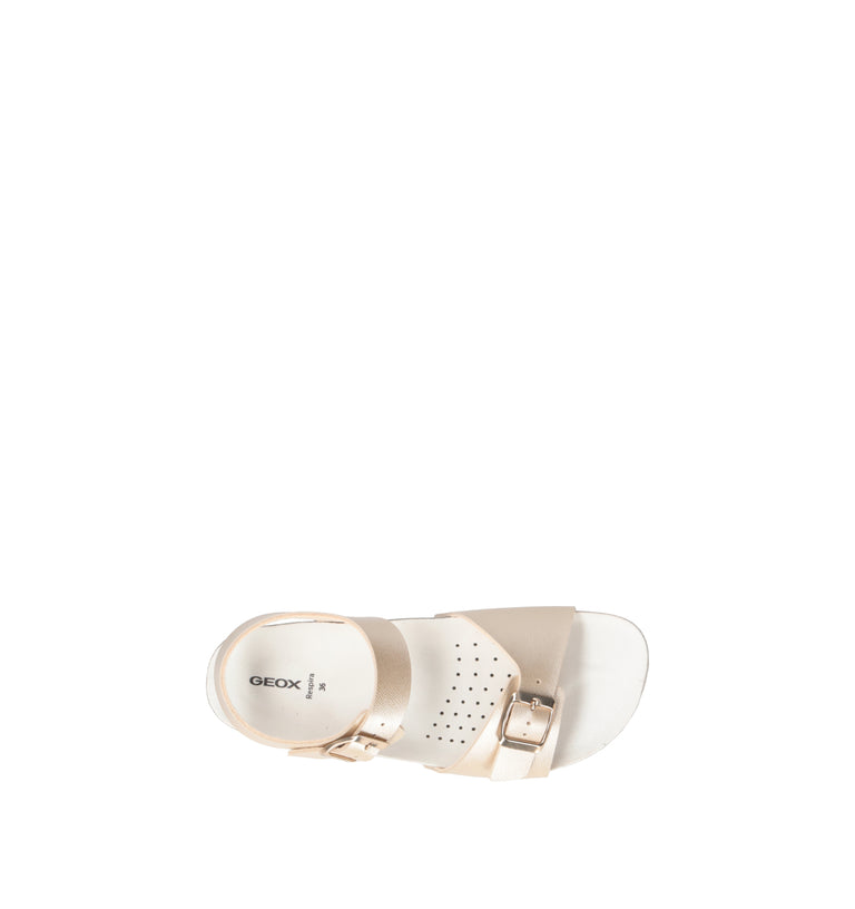 GEOX Sandalo bimba platino