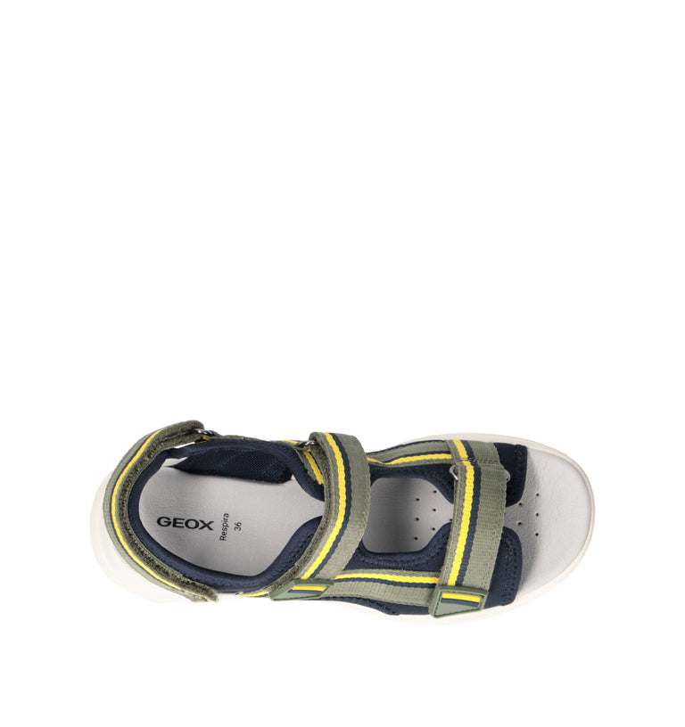 GEOX Sandalo ragazzo militare