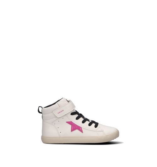 GEOX Sneaker bimba bianca