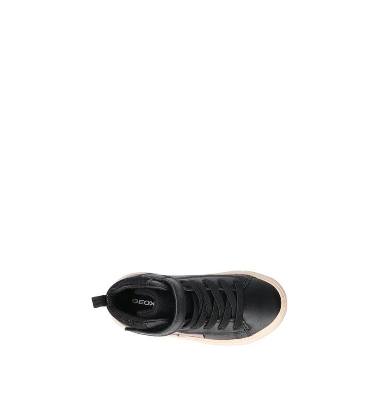 GEOX Sneaker bimba nera