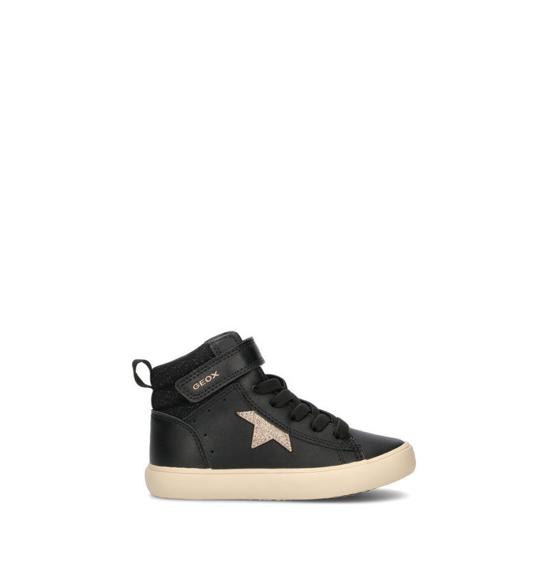 GEOX Sneaker bimba nera