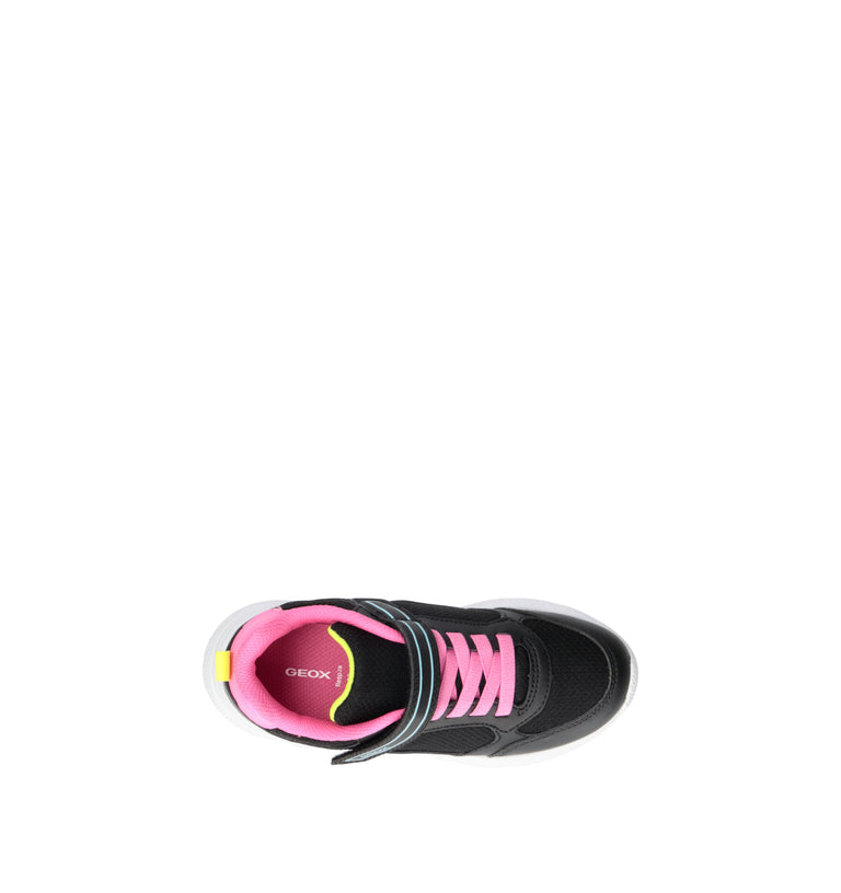 GEOX Sneaker bimba nera