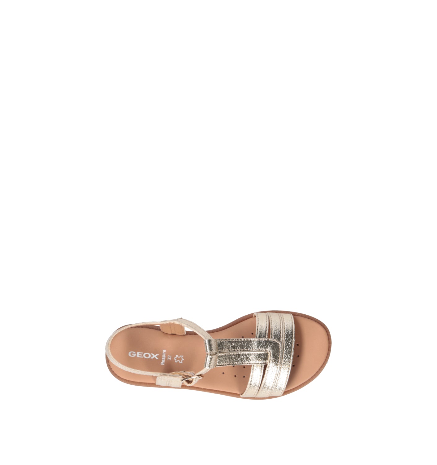 GEOX Sandalo bimba platino