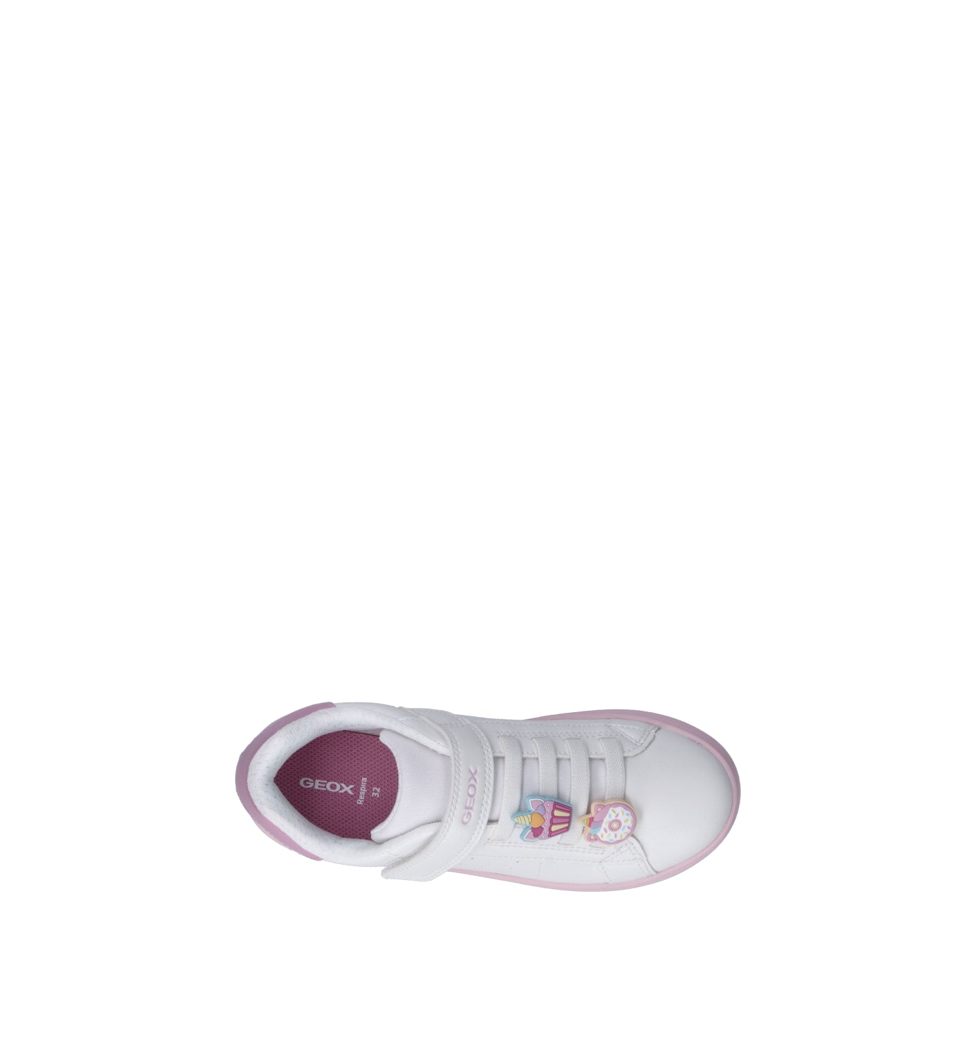 GEOX Sneaker bimba bianca