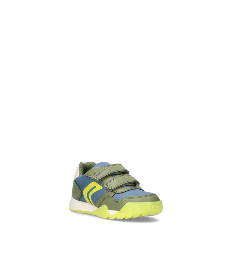 GEOX Sneaker bimbo verde/azzurra