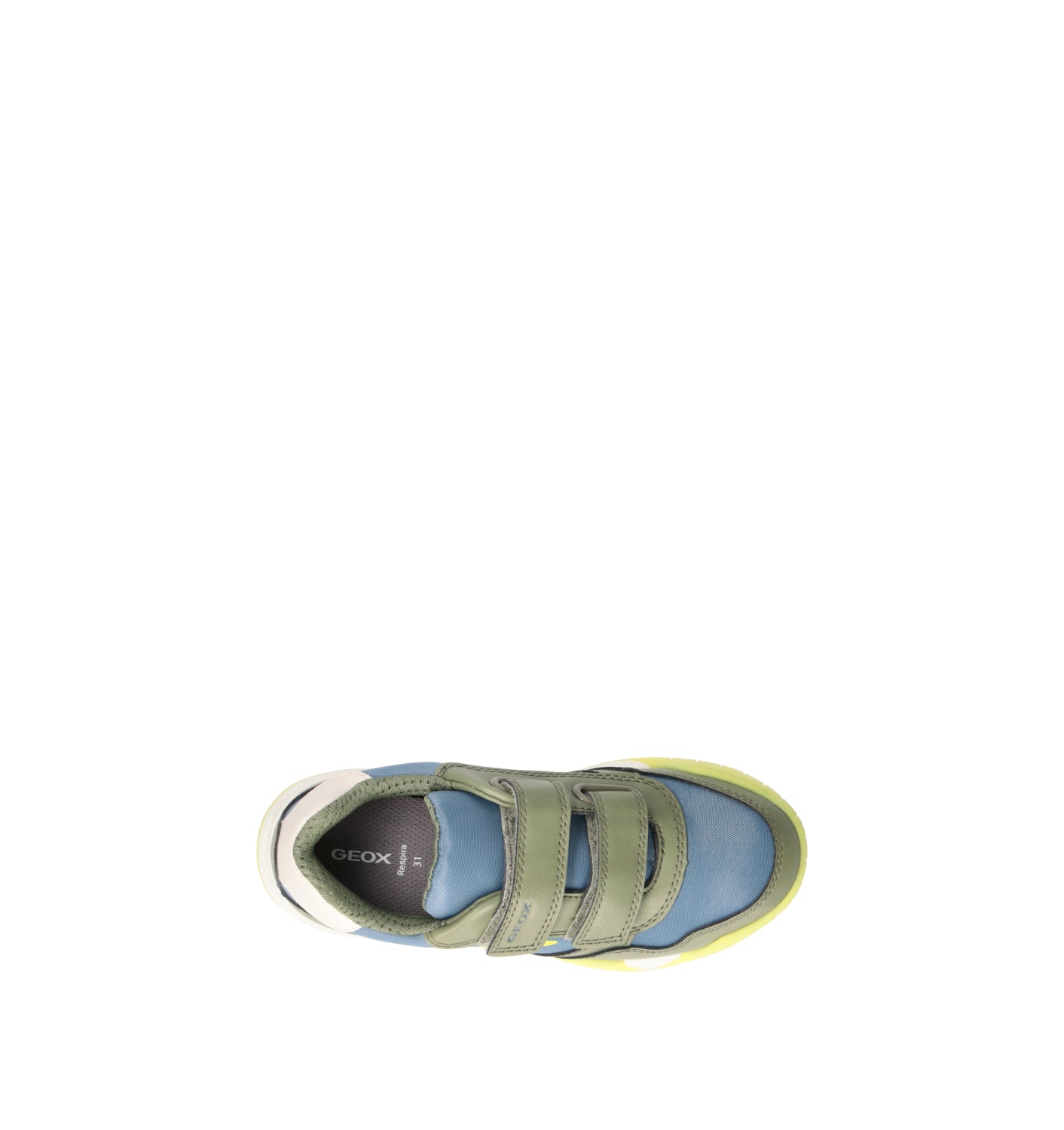 GEOX Sneaker bimbo verde/azzurra