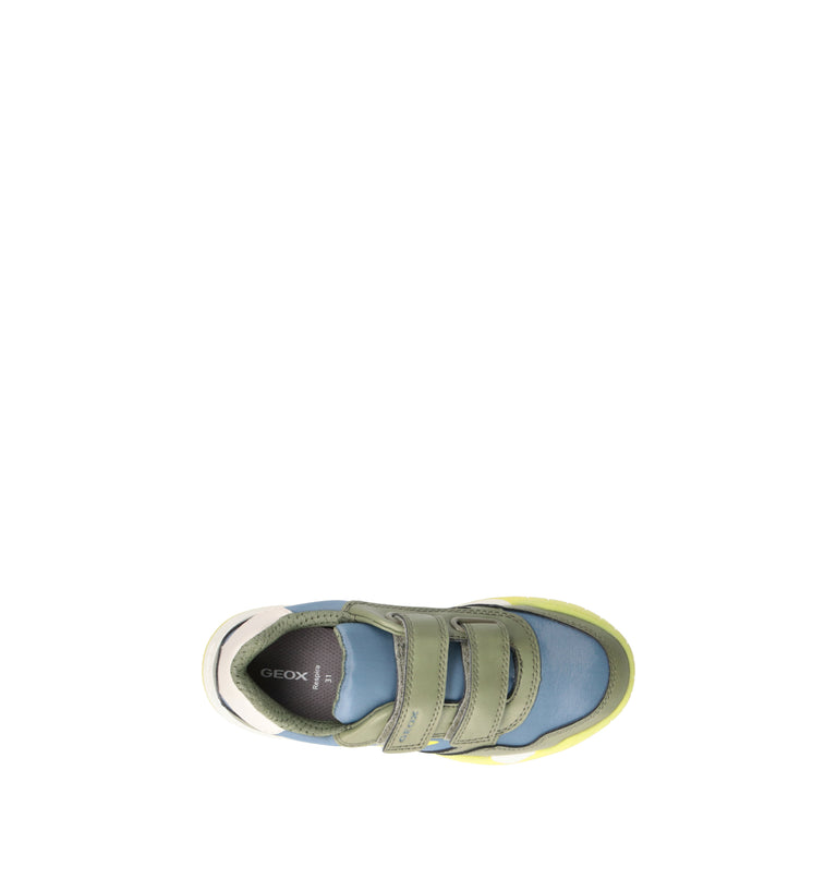 GEOX Sneaker bimbo verde/azzurra