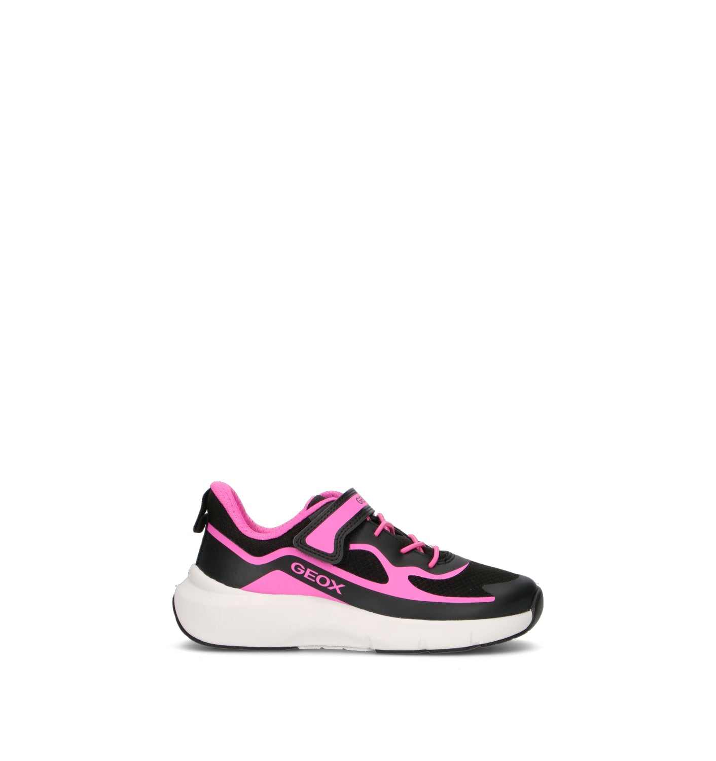 GEOX Sneaker bimba nera/rosa