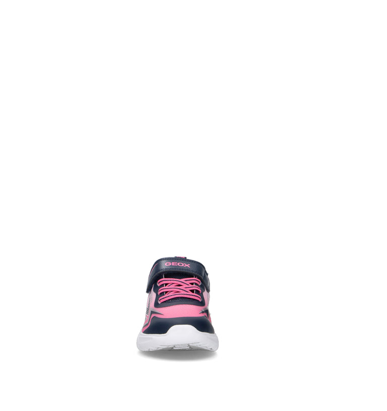 GEOX Sneaker bimba blu/rosa con luci