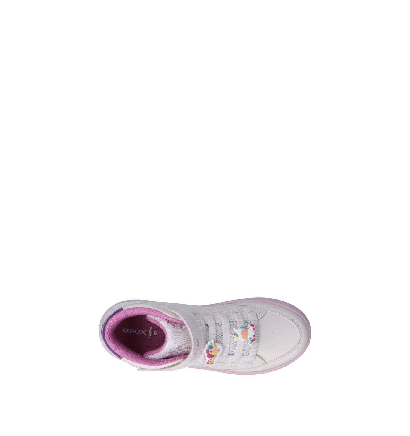 GEOX Sneaker bimba bianca