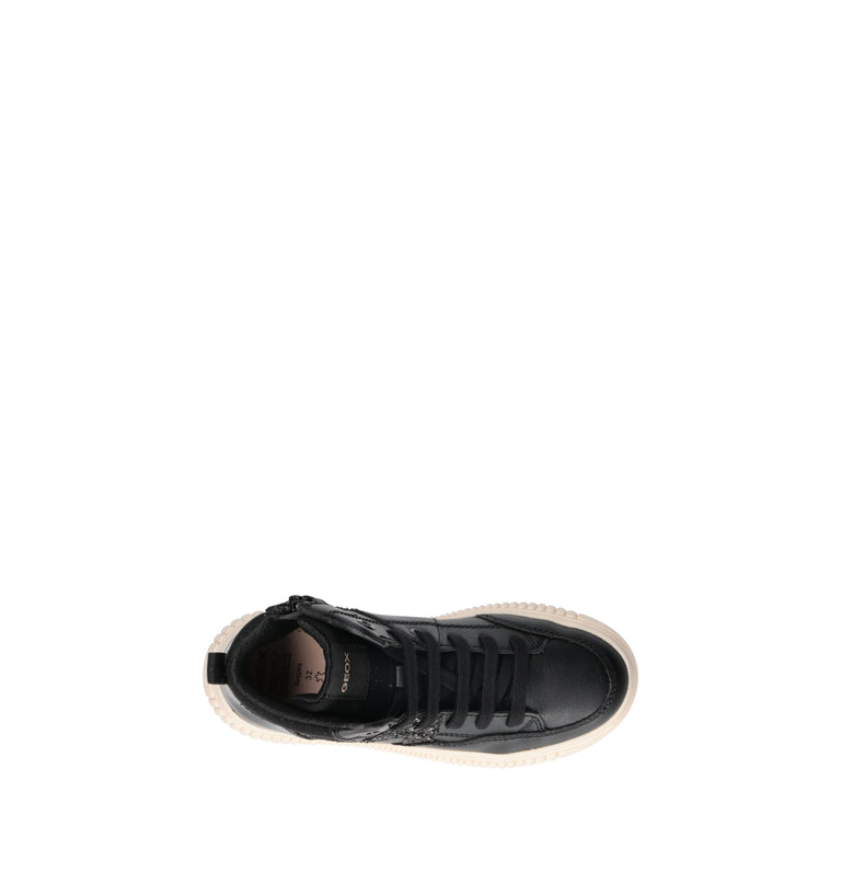 GEOX Sneaker bimba nera