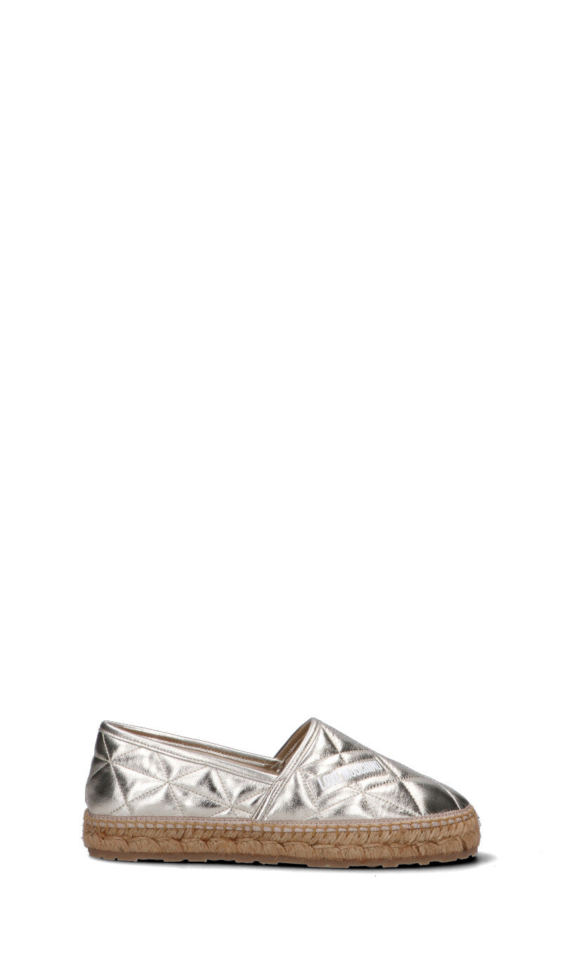 LOVE MOSCHINO Espadrilla donna platino