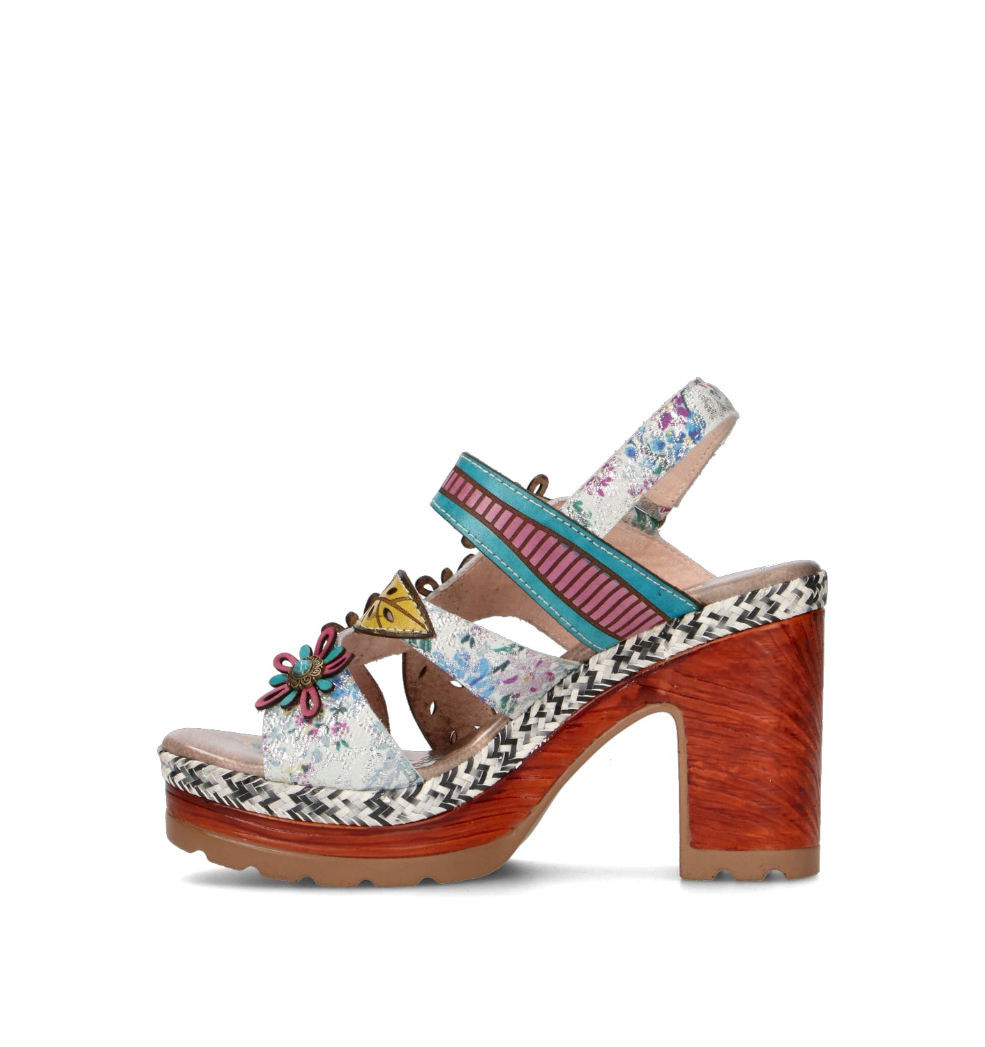 LAURA VITA Sandalo donna taupe in pelle