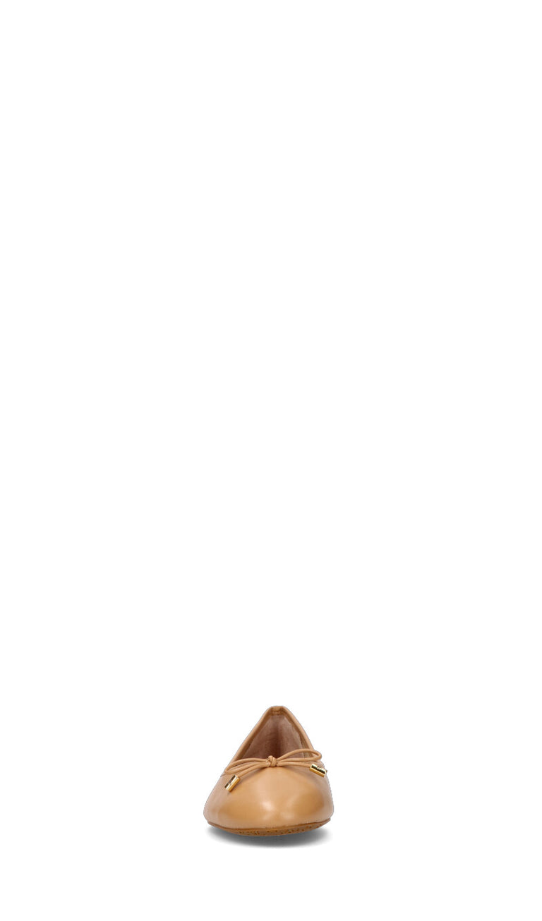 RALPH LAUREN Ballerina donna beige in pelle