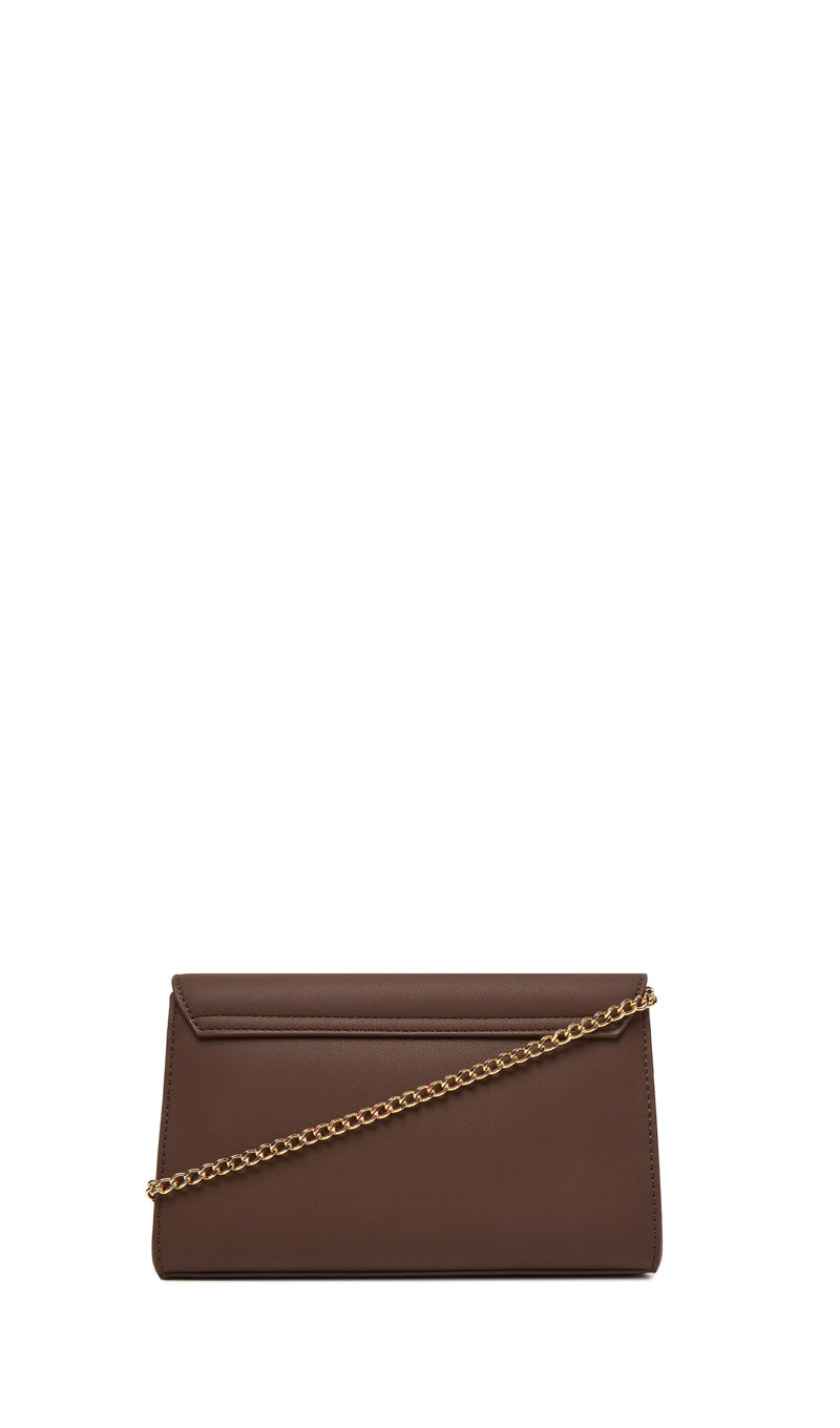 LOVE MOSCHINO Borsa tracolla donna cioccolato