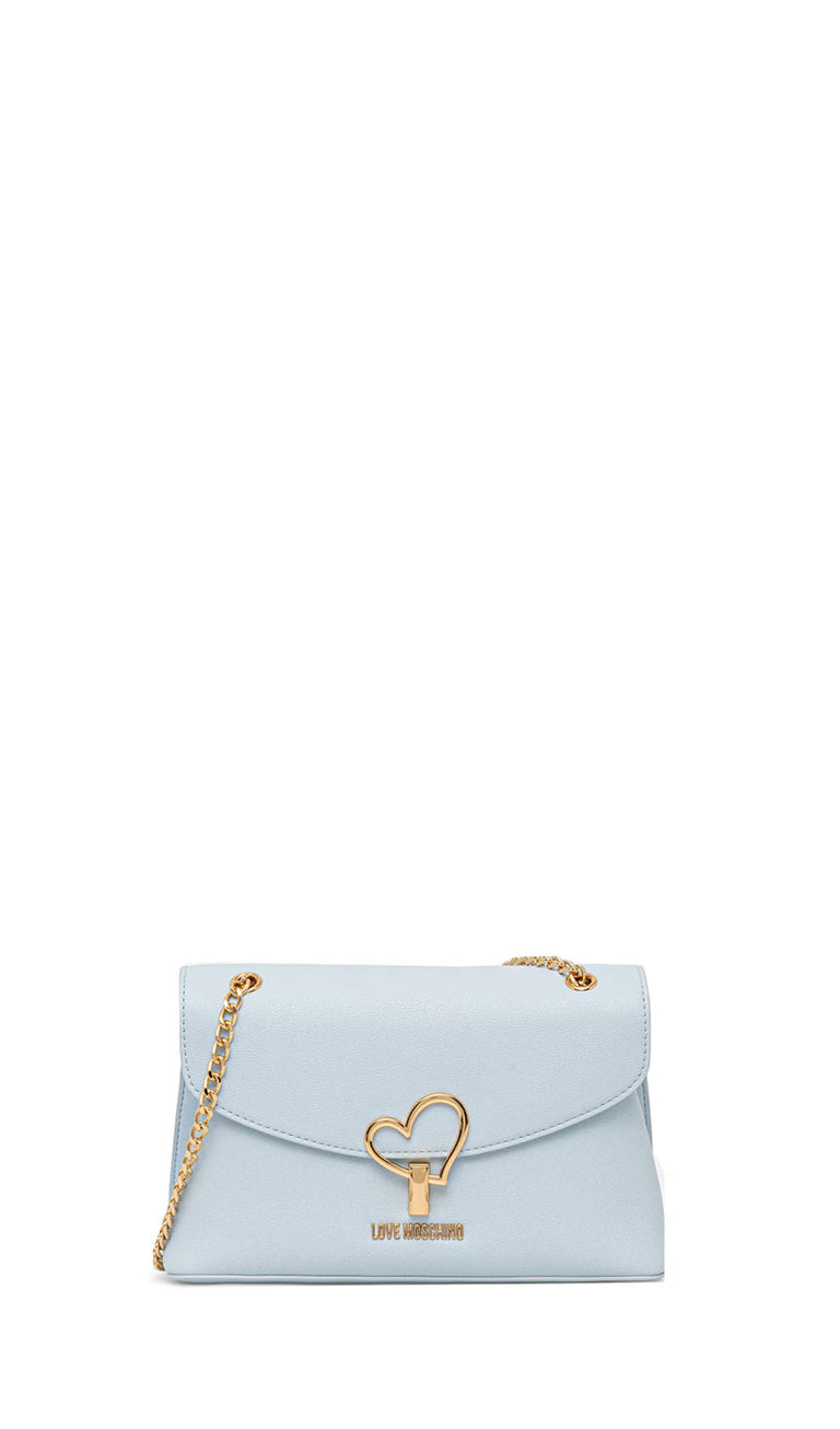 LOVE MOSCHINO Borsa tracolla donna celeste