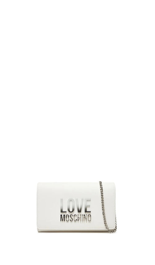 LOVE MOSCHINO Tracolla donna bianca