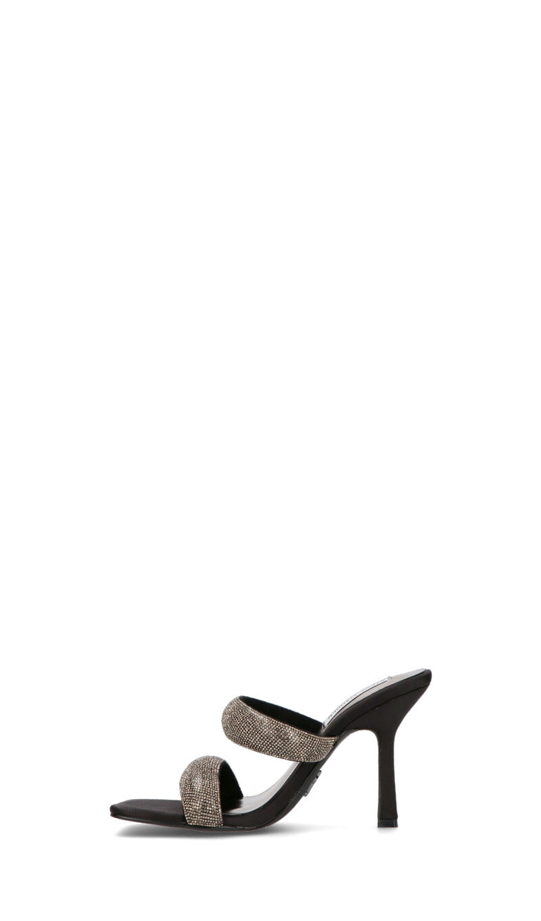 STEVE MADDEN Ciabatta donna nera/argento