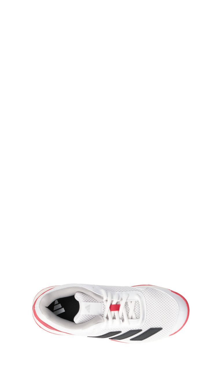 ADIDAS COURTFLASH K Scarpa running ragazza bianca/rossa