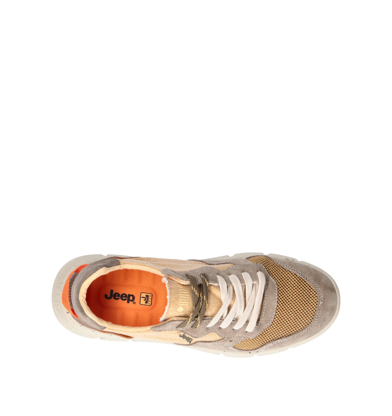JEEP Sneaker uomo beige