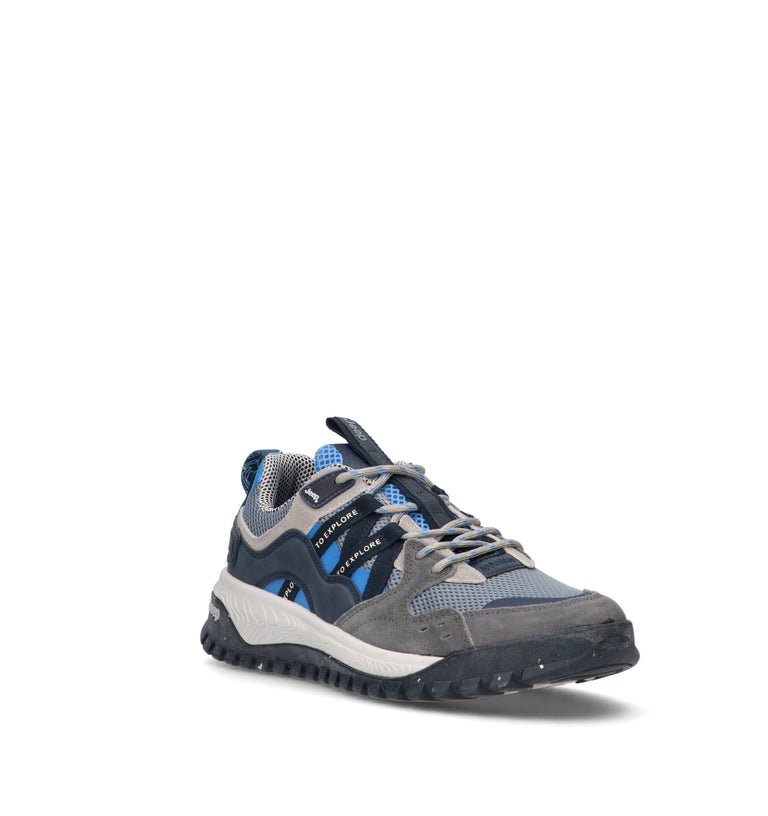 JEEP Sneaker uomo blu/grigia