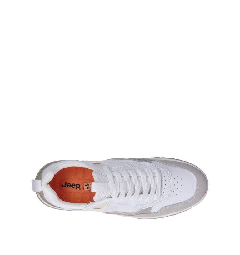 JEEP Sneaker uomo bianca