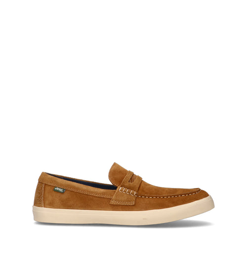 JEEP Mocassino uomo cuoio in suede