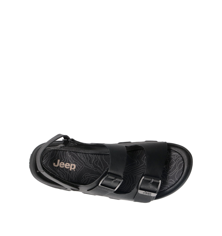 JEEP Sandalo uomo nero