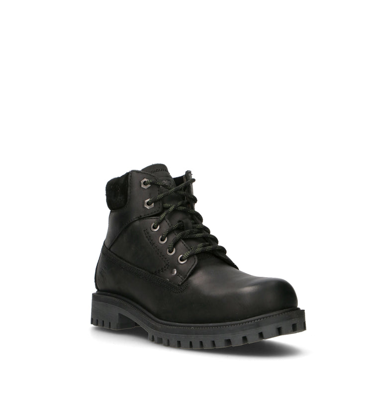 JEEP Polacco uomo nero in pelle