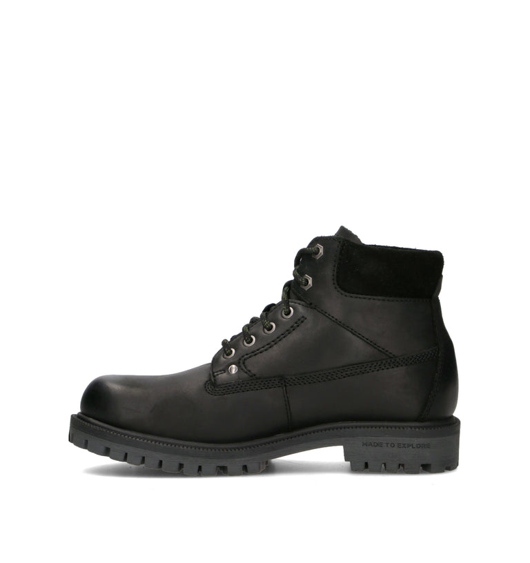 JEEP Polacco uomo nero in pelle