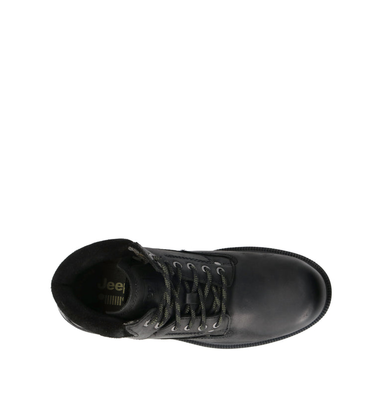 JEEP Polacco uomo nero in pelle