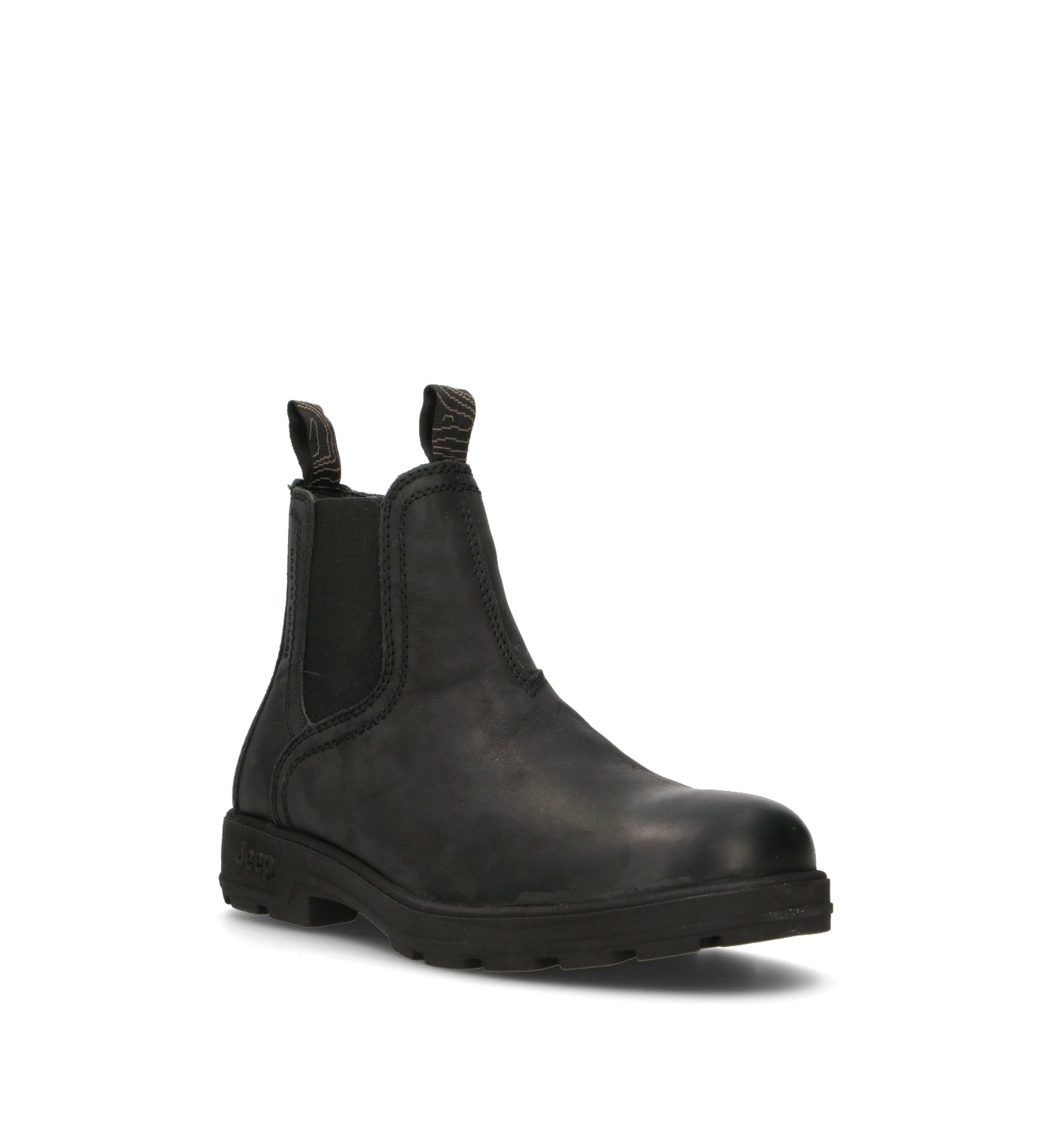 JEEP Beatles uomo nero in pelle