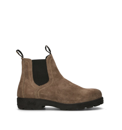 JEEP Beatles uomo taupe in suede