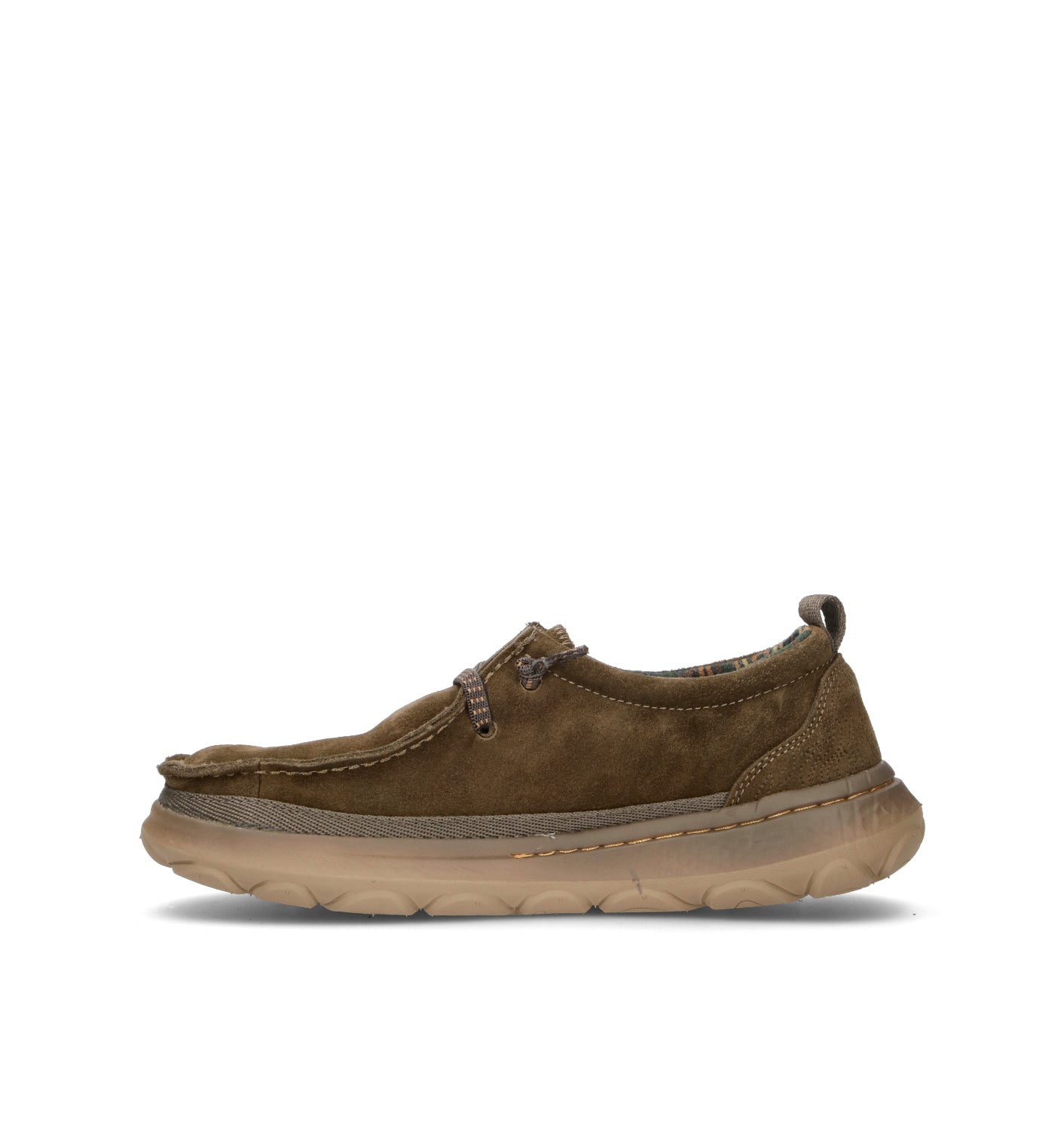 JEEP Mocassino uomo militare in suede
