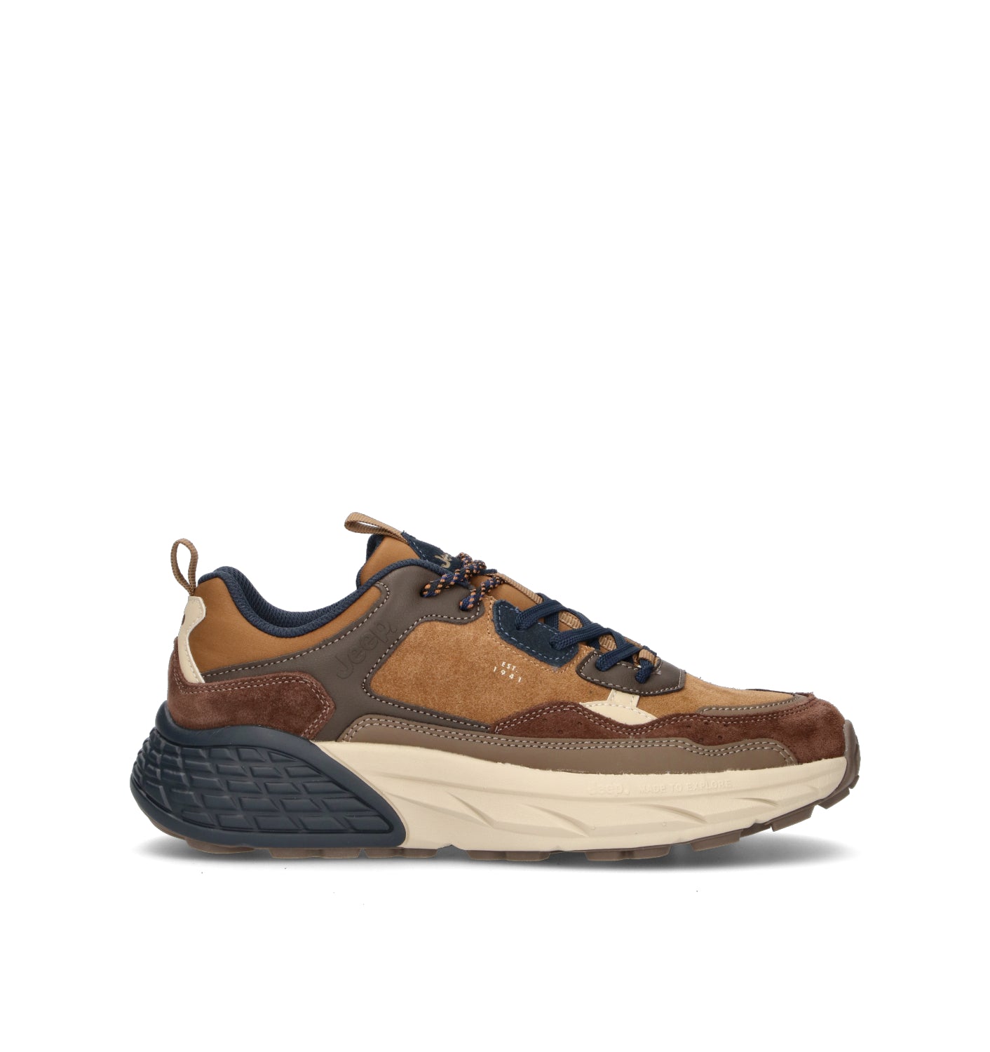 JEEP Sneaker uomo cammello