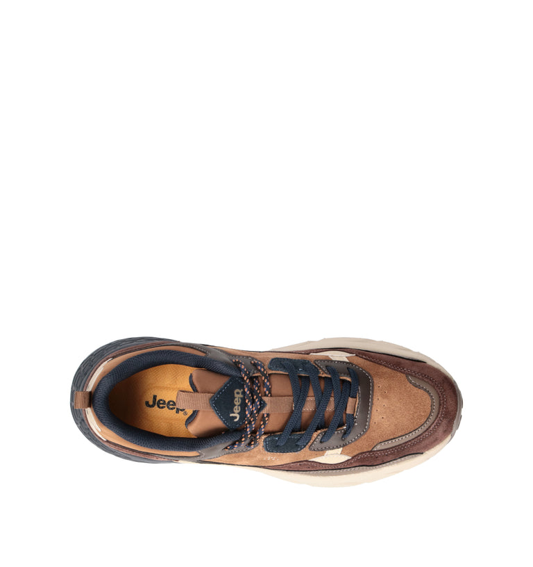 JEEP Sneaker uomo cammello