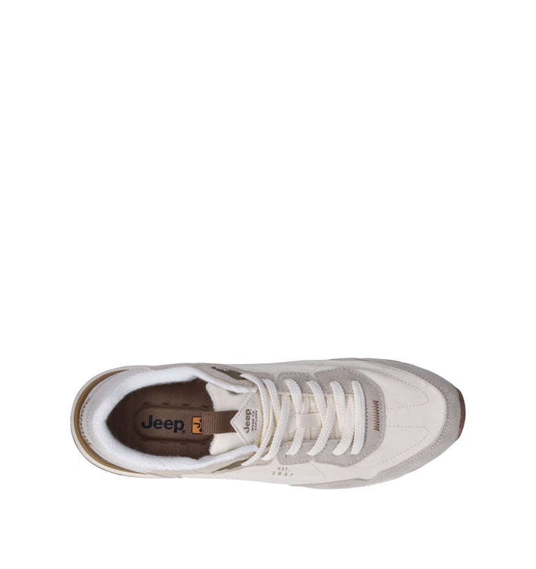JEEP Sneaker uomo bianca