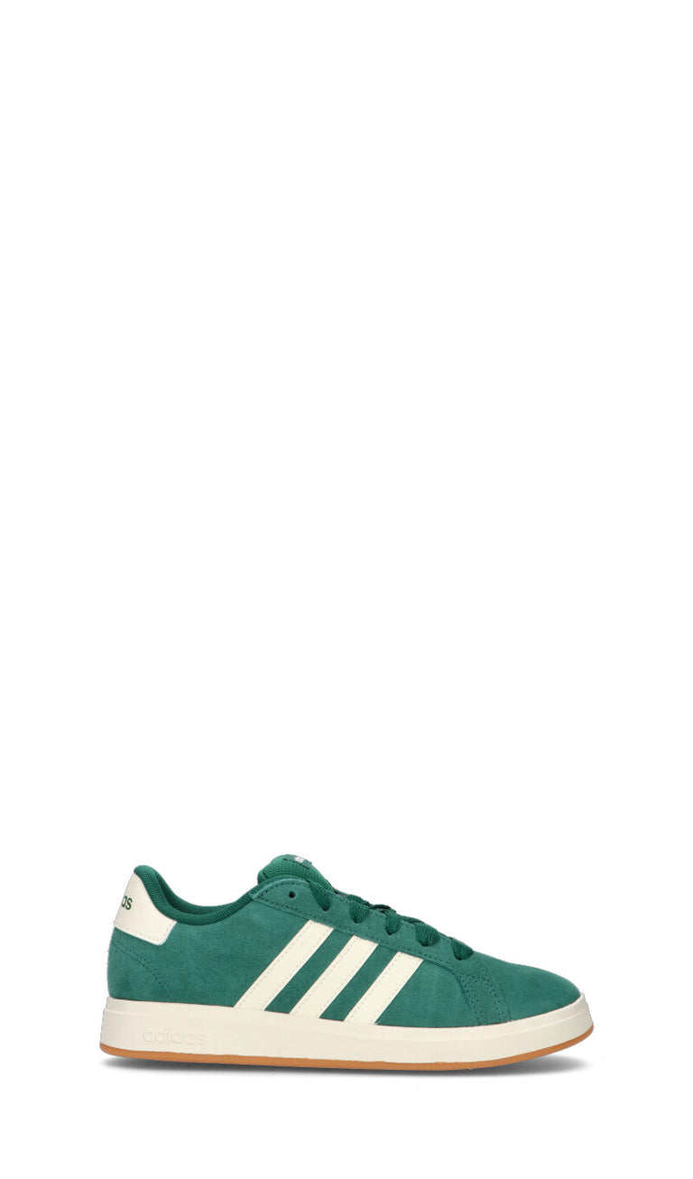 ADIDAS GRAND COURT 00S K Sneaker ragazzo verde in suede