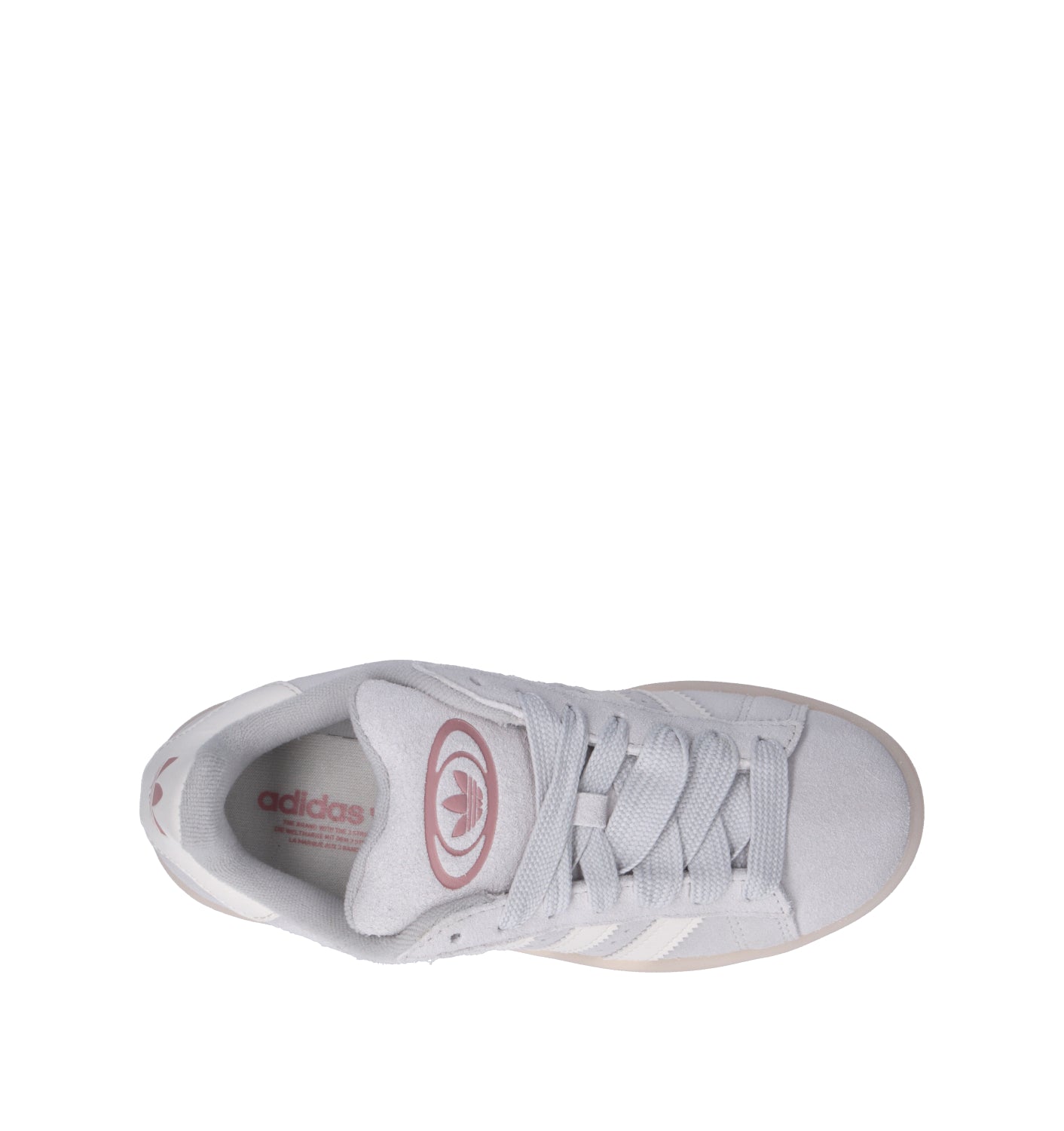 ADIDAS CAMPUS Sneaker donna grigia in suede