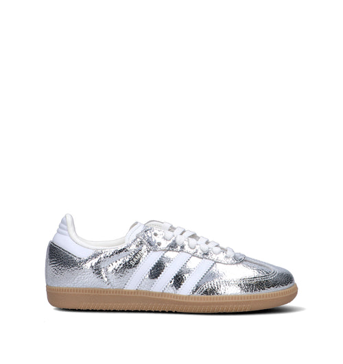 ADIDAS SAMBA OG W Sneaker donna argento in pelle