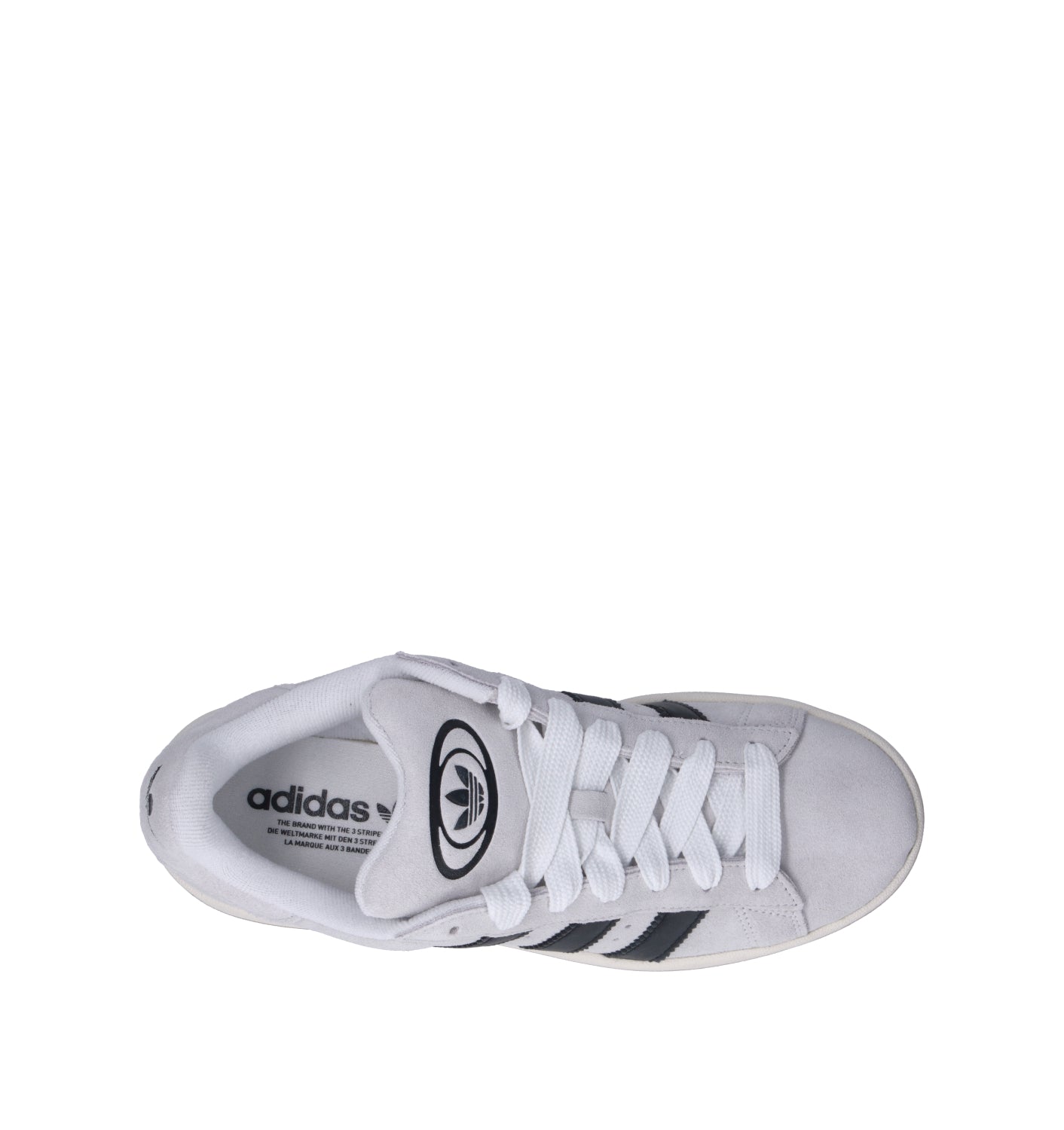 ADIDAS CAMPUS Sneaker uomo grigia in suede