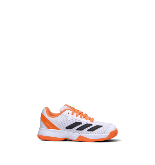 ADIDAS COURTFLASH K Scarpa tennis bimbo bianca/arancio